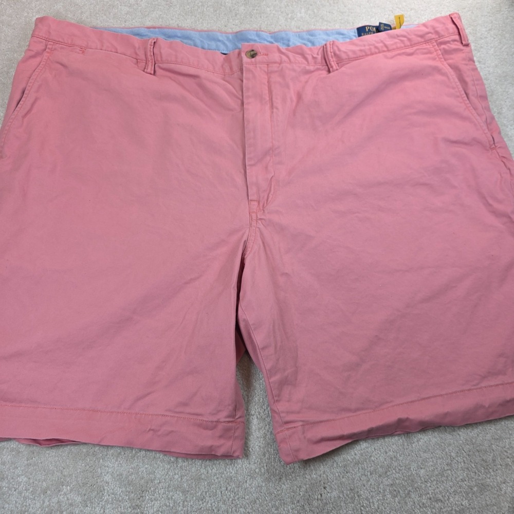 Polo Ralph Lauren Chino Shorts Mens 50B Pink Stretch Cotton Twill Classic Fit